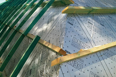 Купить Пароизоляция DELTA NEOVAP 1500 самоклеящаяся с алюминиевой фольгой для плоских крыш - изображение 4